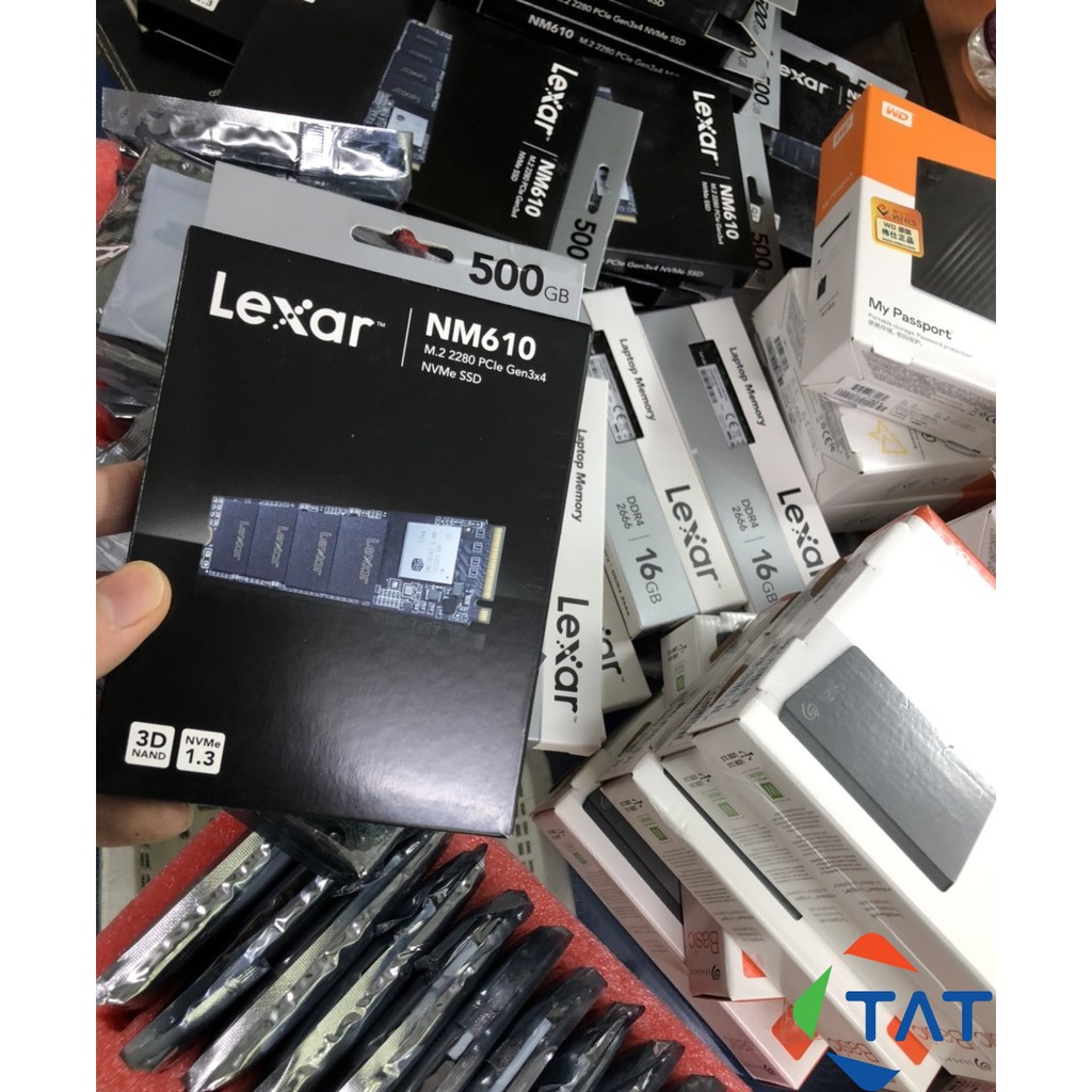 Ổ Cứng SSD Lexar 500GB M.2 2280 NVMe PCIe Gen3x4 NM610 Chính Hãng - Mới Bảo hành 36 tháng | WebRaoVat - webraovat.net.vn