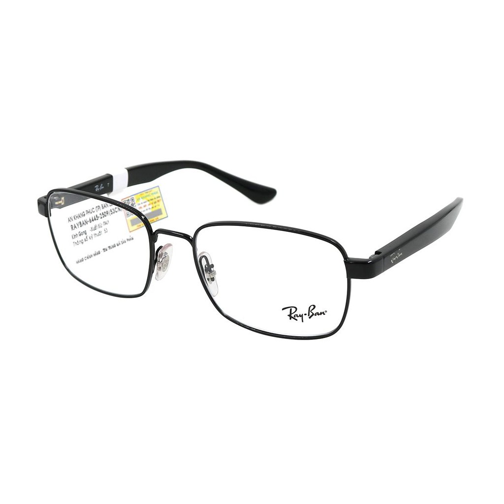 RB6445-Gọng kính nam nữ Rayban chính hãng (53-18-145), thiết kế dễ đeo bảo vệ mắt