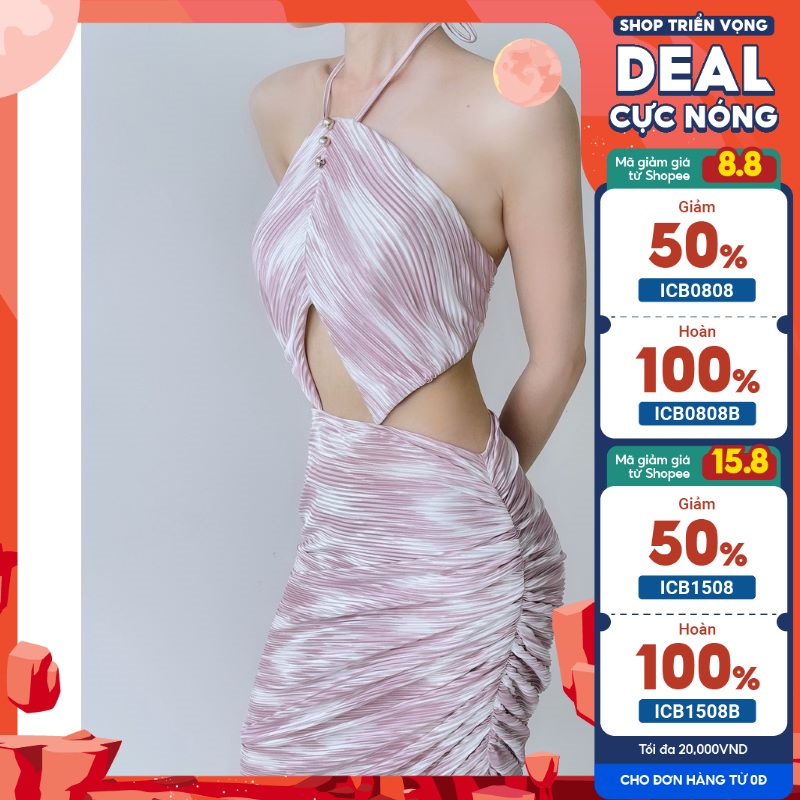 Đầm cổ yếm sexy