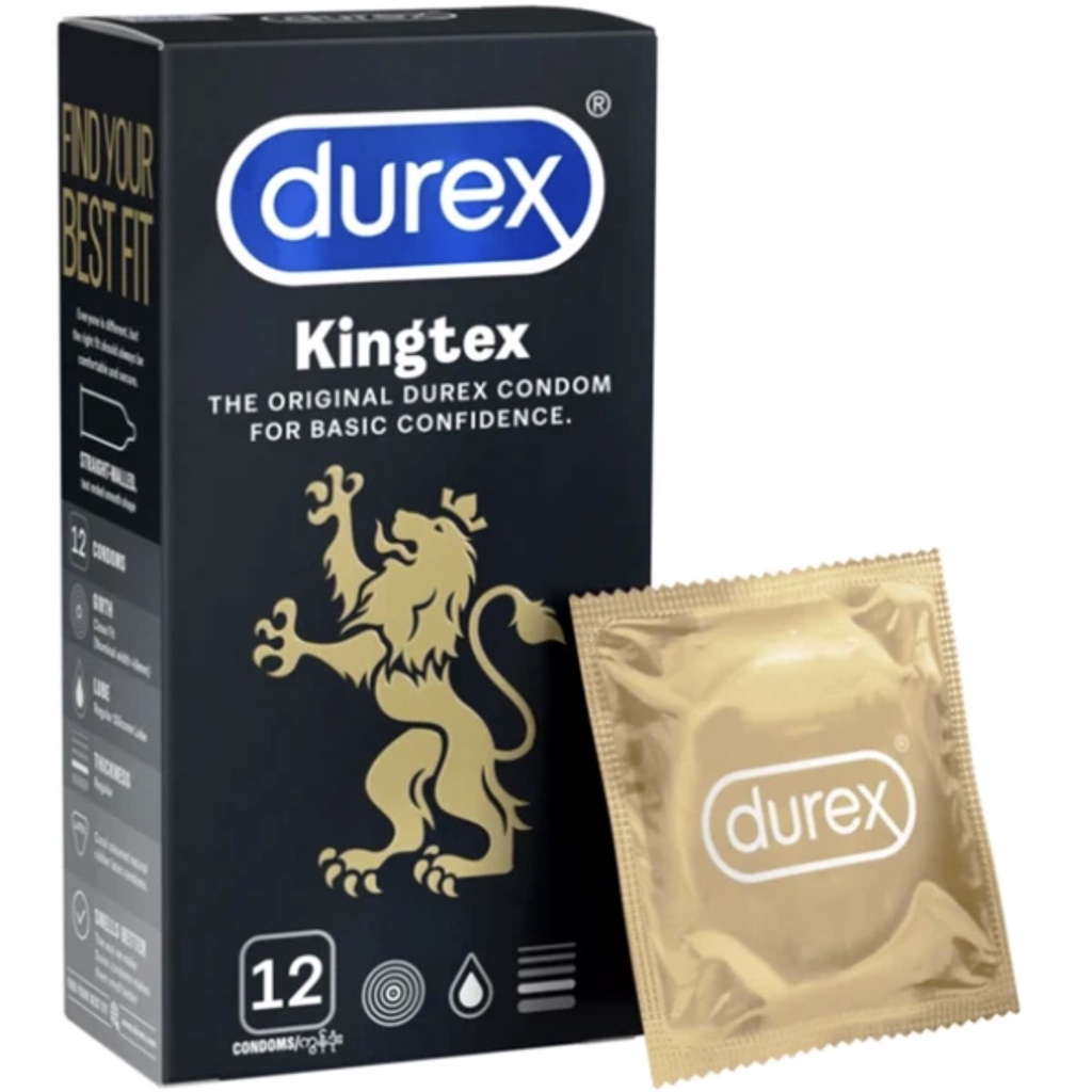 Bao Cao Su Durex Kingtex hộp lớn 12 cái