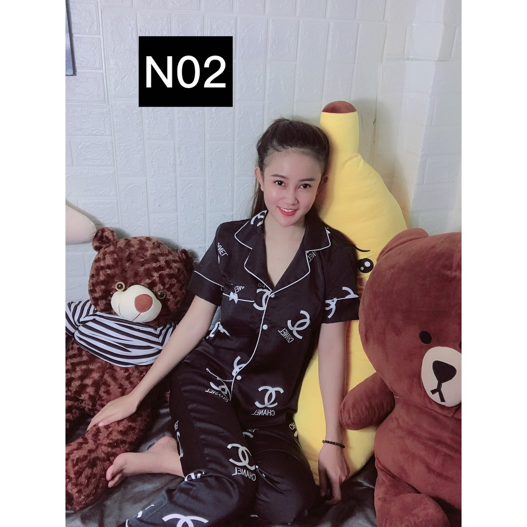 Set  Đồ Bộ Pizama Nữ Mặc Nhà Satin Cao Cấp Nhiều Mẫu Đẹp Cực Hot Form QC Vải Tốt Kèm Hình Thật Tự Chụp | BigBuy360 - bigbuy360.vn