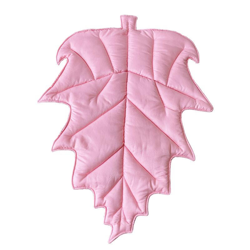 Thảm Cotton Mềm Mại Hình Chiếc Lá Trang Trí Phòng Em Bé