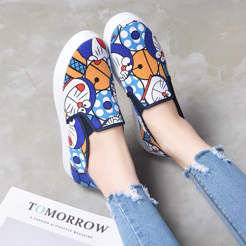 giày slipon doraemon, doremon, kitty | BigBuy360 - bigbuy360.vn