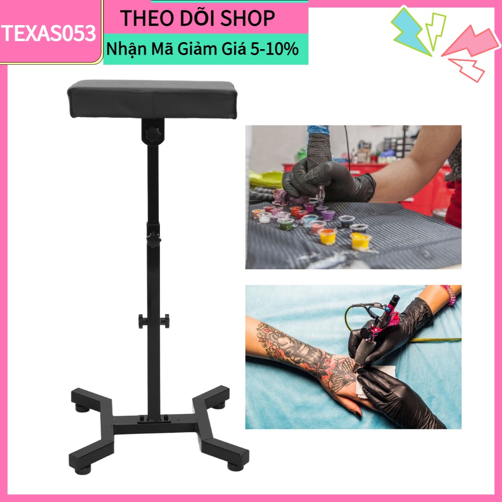 [Hàng Sẵn] Kê tay hình xăm Bằng PU chuyên nghiệp Chống Nước Có Thể Điều Chỉnh Chiều Cao【Texas053】