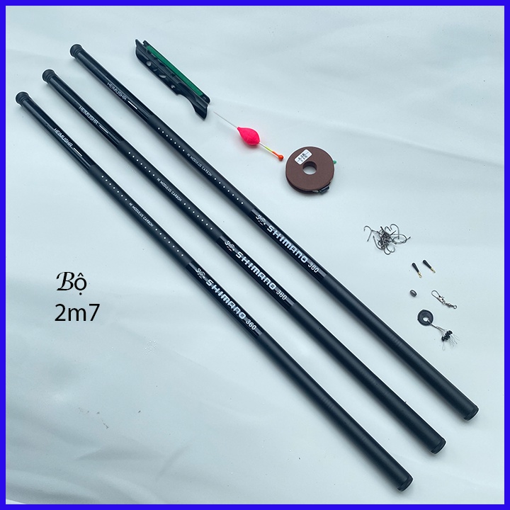Bộ Cần Câu Tay SHIMANO Cacbon Cao Cấp - GIÁ SIÊU RẺ Chính Hãng Đủ size 2m7-3m6-4m5-5m4-6m3 TrungDucFingshing CD06