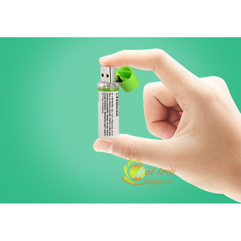 Pin tiểu AA 1450mAh tự sạc cắm cổng USB