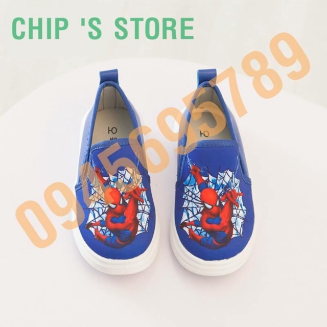 Giày SLIPON Người nhện 3D siêu chất,siêu mềm, siêu nhẹ, cực an toàn