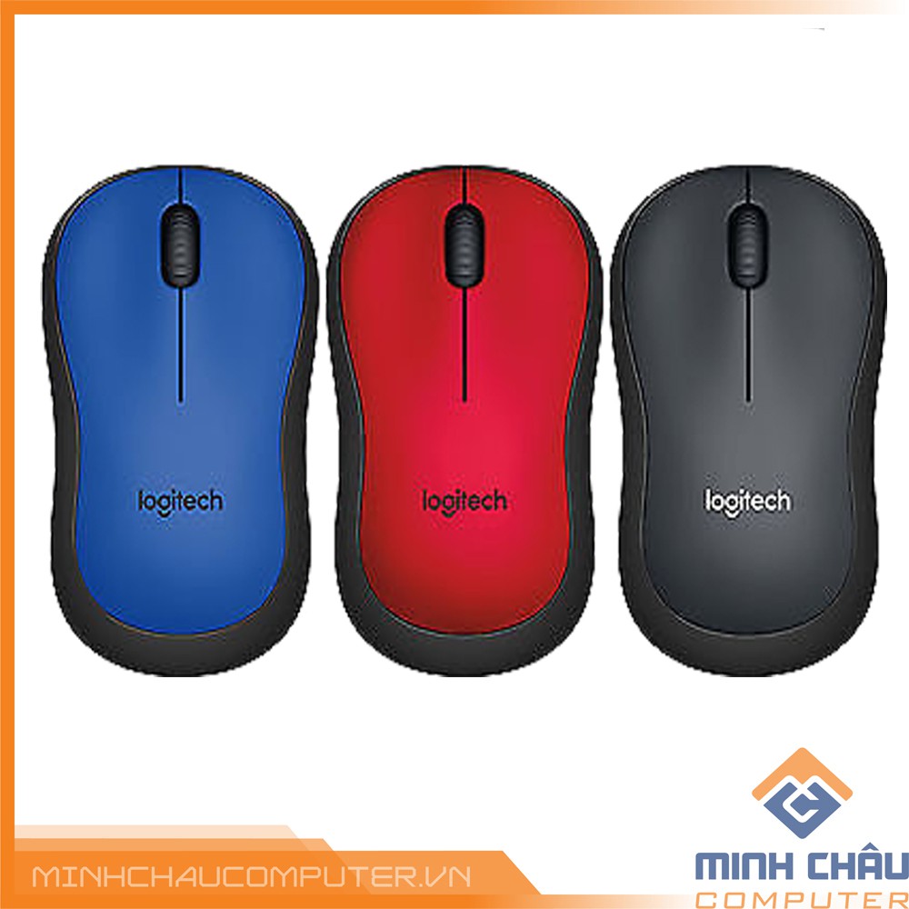 [Logitech] Chuột Không Dây Logitech M221 slient màu đen -Chính hãng