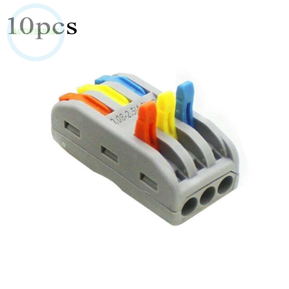 Set 10 Khối Đấu Nối Dây Điện Đầu Cuối Tiện Dụng Chất Lượng Cao