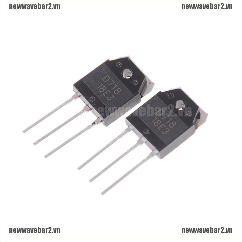 1 Cặp (2 Cái) Bán Dẫn Chính Hãng 2sb688 & 2sd718 Kc Transistor B688 & D718