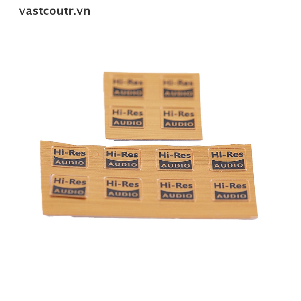 Bộ 10 Sticker Hi-Res Cho Thiết Bị Walkman Fiio Iriver Cayin MP3