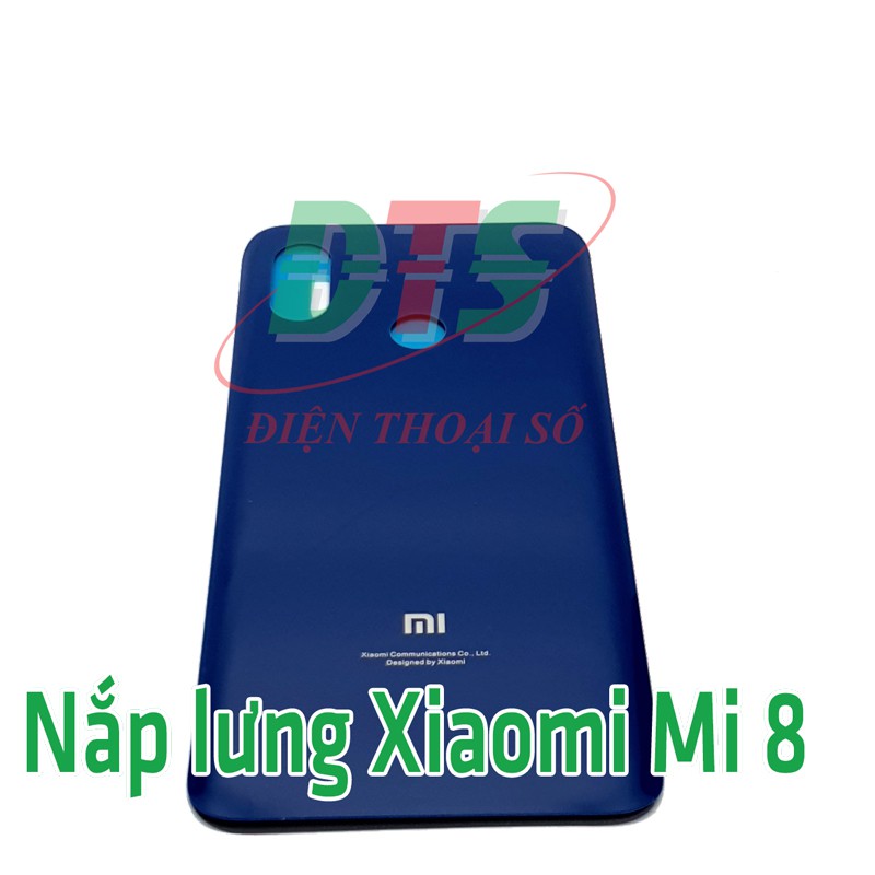 Nắp lưng Xiaomi Mi 8 xanh, đen, trắng