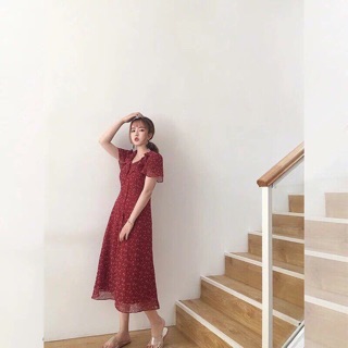 Đầm maxi hoa nhí 2 màu mới về