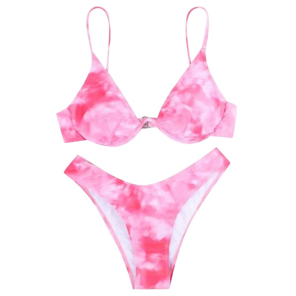 Bikini In Hoạ Tiết Graffiti Kèm Mút Nâng Ngực Cho Phái Nữ | BigBuy360 - bigbuy360.vn