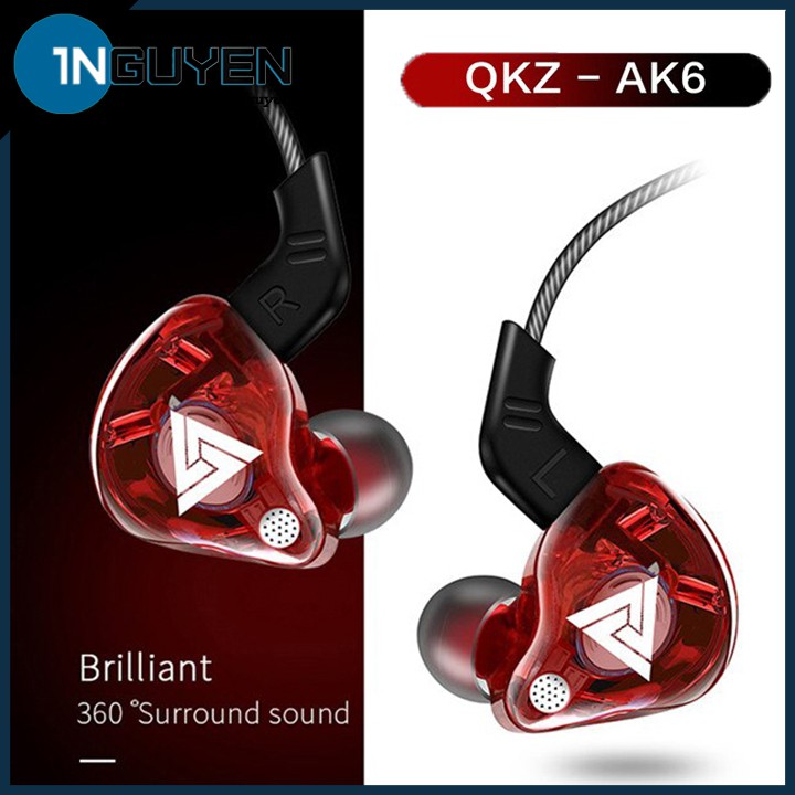 Tai Nghe Chống Ồn QKZ AK6 PRO Bass Siêu Khủng, Âm Thanh Cực Đỉnh, Nghe Nhạc Chơi Game Đỉnh Cao