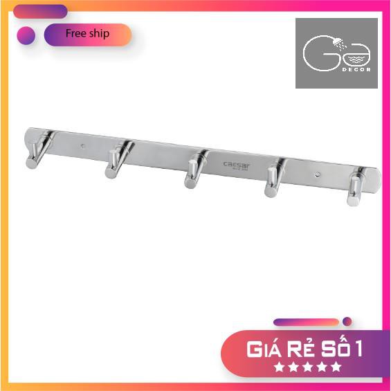 MÓC TREO QUẦN ÁO, GIÁ TREO,Măc ĐỒ ĐA NĂNG LOẠI 5 MÓC INOX 304 CAESAR ST857