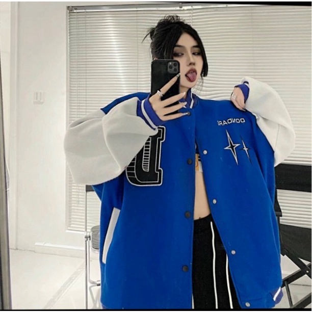 [HCM] ÁO KHOÁC NỈ BOMBER NAM NỮ FORM RỘNG HÀN QUỐC SIÊU ĐẸP THỜI TRANG HÀN QUỐC KME FASHION