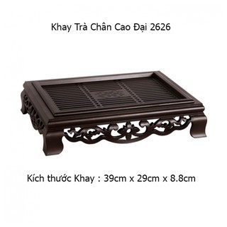 Khay trà Song Long - Nhựa giả gỗ cổ cao cấp các loại