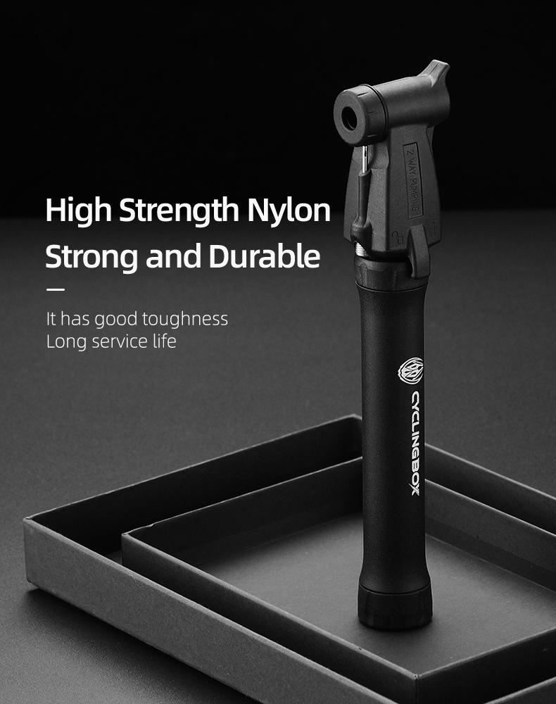 Ống bơm xe đạp MOSOWORLD mini nhỏ gọn 80PSI