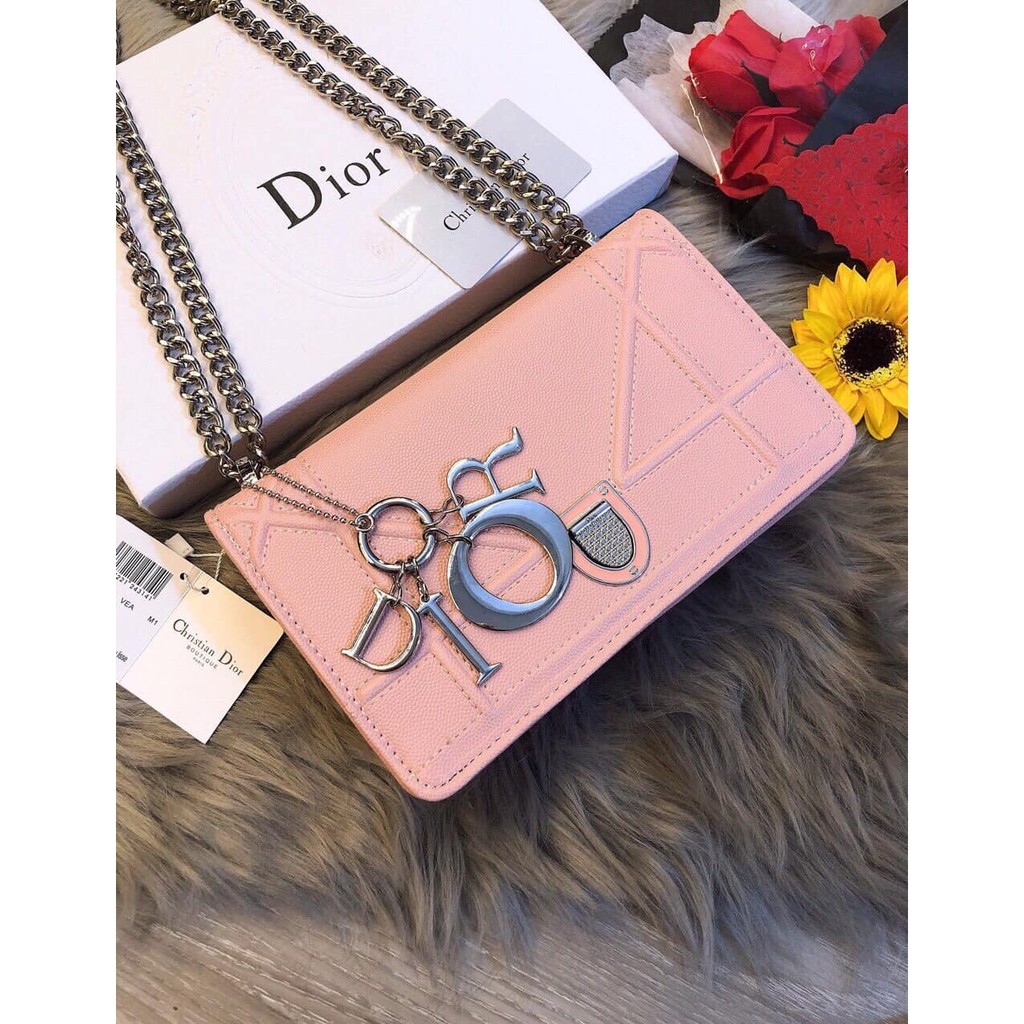 Túi xách dior da sần vỡ hộp