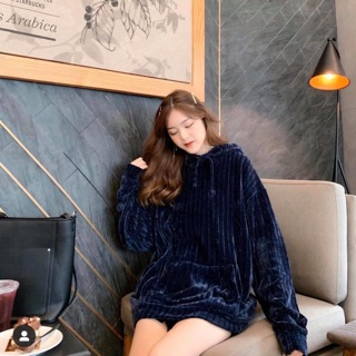 Hoodie rani xanh navi