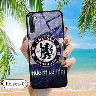 Ốp kính 3D OPPO RENO 3 5G - in biểu tượng đội bóng