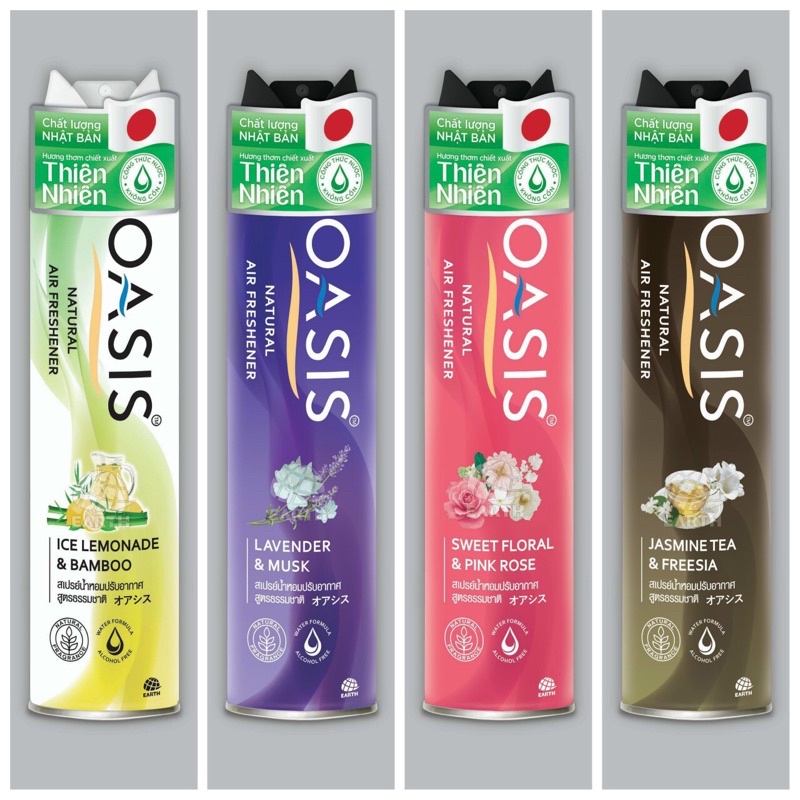 xịt phòng oasis(hương thơm thiên nhiên)