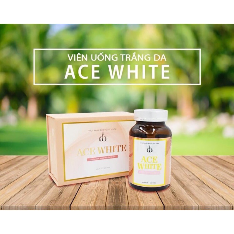 Viên Uống Trắng Da ACE WHITE viên uống Nhập Khẩu MỸ
