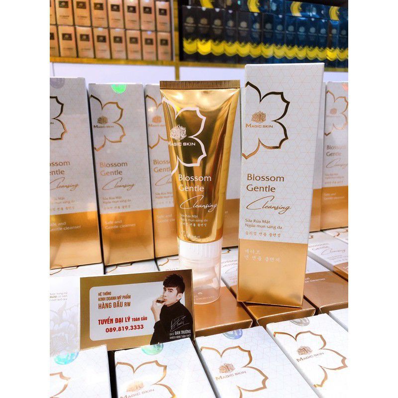SỮA RỬA MẶT NGỪA MỤN TRẮNG DA MAGICSKIN CHO DA NHẠY CẢM
