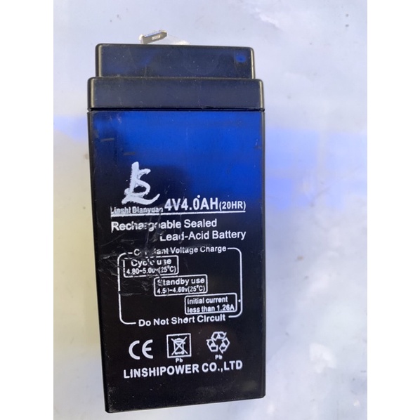 Ắc quy khô thay thế cho cân điện tử loại 4v-4ah loại cân 30kg