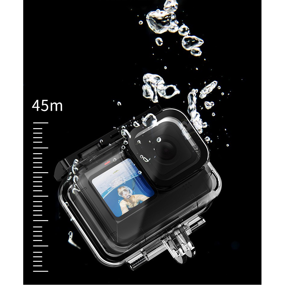 [ GOPRO 9 ] Case chống nước cho CASE GOPRO HERO 9 + tặng 12 miếng chống đọng sương