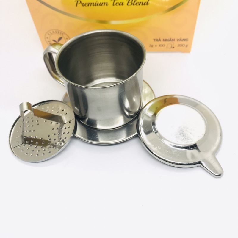 Phin pha cà phê bằng inox Coffee Finter cafe quai 7