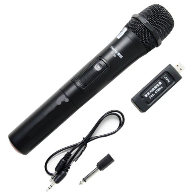 Micro không dây hát karaoke Zansong V10 dùng cho amly gia đình và loa karaoke xách tay, loa kéo