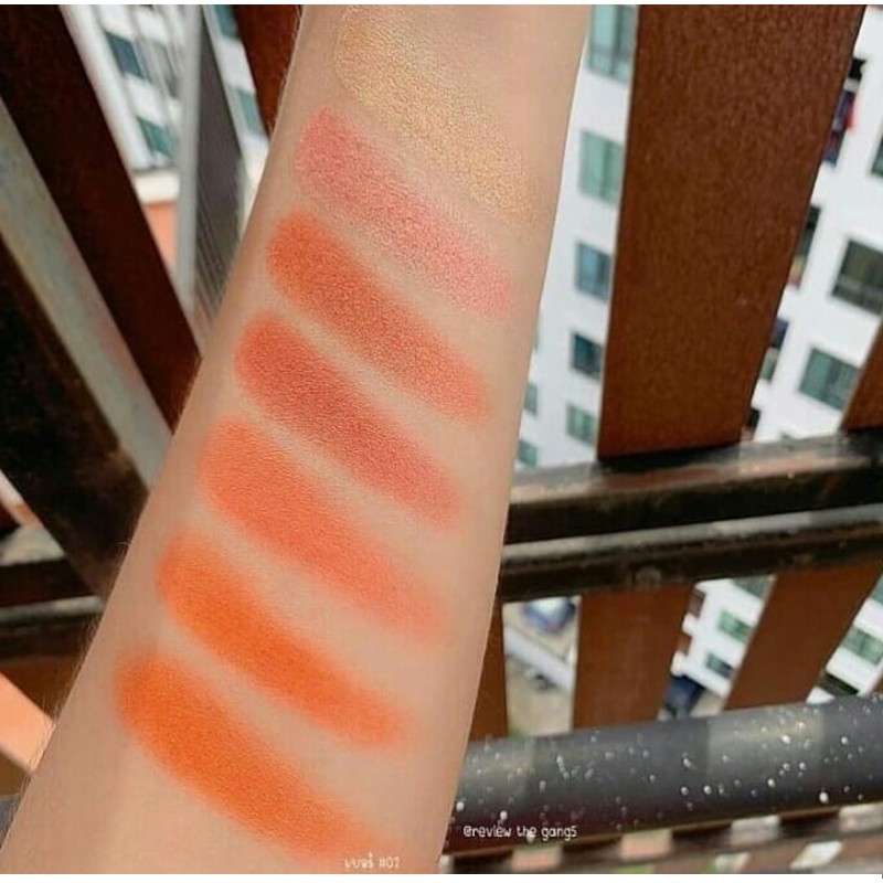 PHẤN MẮT + PHẤN MÁ TONE TRÁI CAM ĐÀO KISS BEAUTY | BigBuy360 - bigbuy360.vn