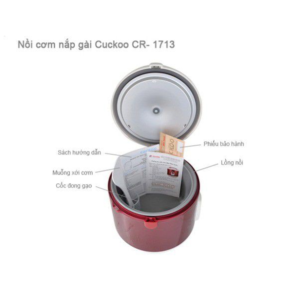 Nồi Cơm Điện Cuckoo CR-1713 - 3L - Hàng Chính Hãng