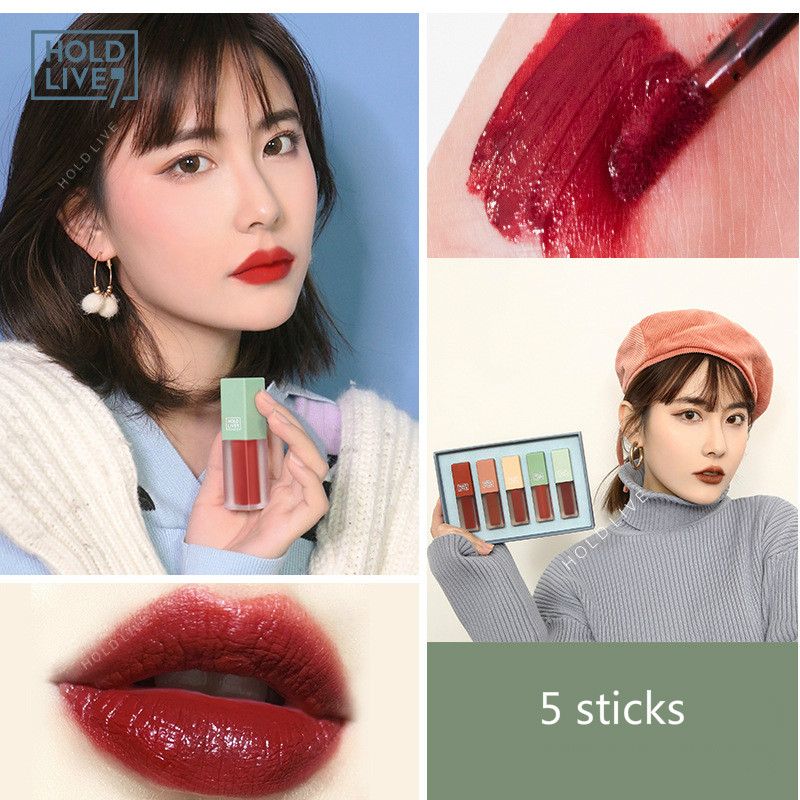 [Hàng mới về] Set son môi Hold Live dòng Love Of Orchid tông nhung lì trẻ trung cho học sinh