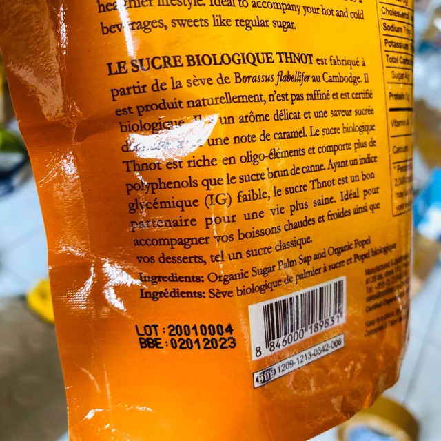 Đường thốt nốt hữu cơ 100g - 500g