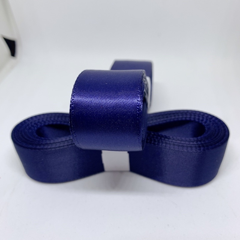 5m ruy băng hai mặt xanh tím than 23mm