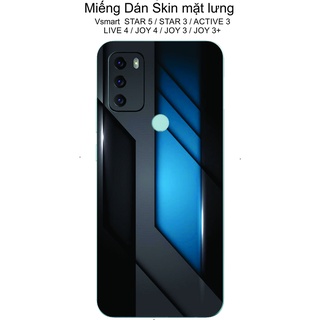 Dán skin mặt lưng Vsmart  STAR 5 / STAR 3 / ACTIVE 3 / LIVE 4 / JOY 4 / JOY 3 / JOY 3+ Chống trầy xước...