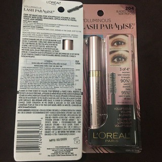 Mascara làm dài và dày mi L'Oreal Paris