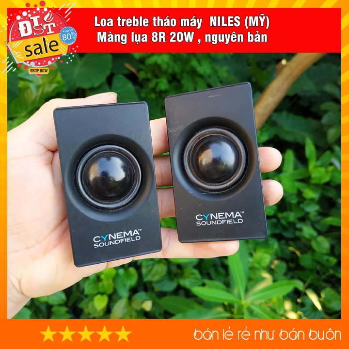 Loa treble, loa treble rời tháo máy NILES (MỸ) Màng lụa 8R 20W, nguyên bản