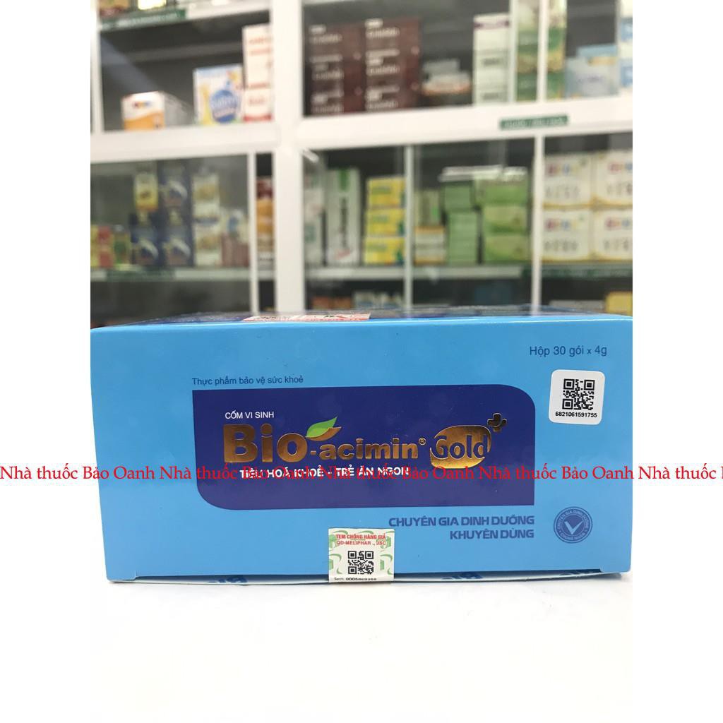 Bioacemin gold+, ăn ngon tăng hấp thu và cải thiện cân nặng- Hôp30 gói