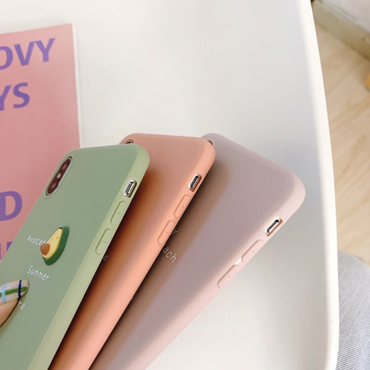 Ốp Lưng iPhone 6/6S/6Plus/6SPlus/7/8/7Plus/8Plus/X/XS/XSMax/11/11Pro/11ProMax Trái Cây 3D - Mã TZAC276