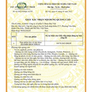 Sắt Zeambi , Sắt Zeambi xịt , zeambi