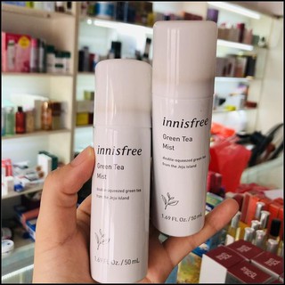 NƯỚC XỊT KHOÁNG TRÀ XANH INNISFREE green tea mineral mist 50ML +150ML