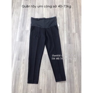 Quần bầu baggy umi ống rộng chất co giãn 40-73kg