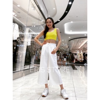Quần đũi nữ ống rộng, quần suông nữ ERIS culottes vải đũi xước thoáng mát