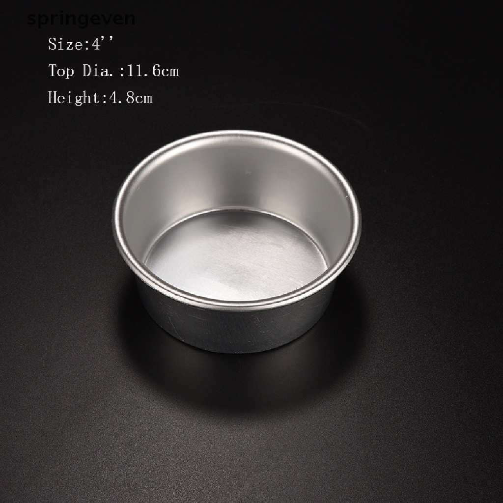 Khuôn Nướng Bánh Hình Tròn Bằng Nhôm 5 Kích Cỡ Tiện Dụng Cho Nhà Bếp DIY