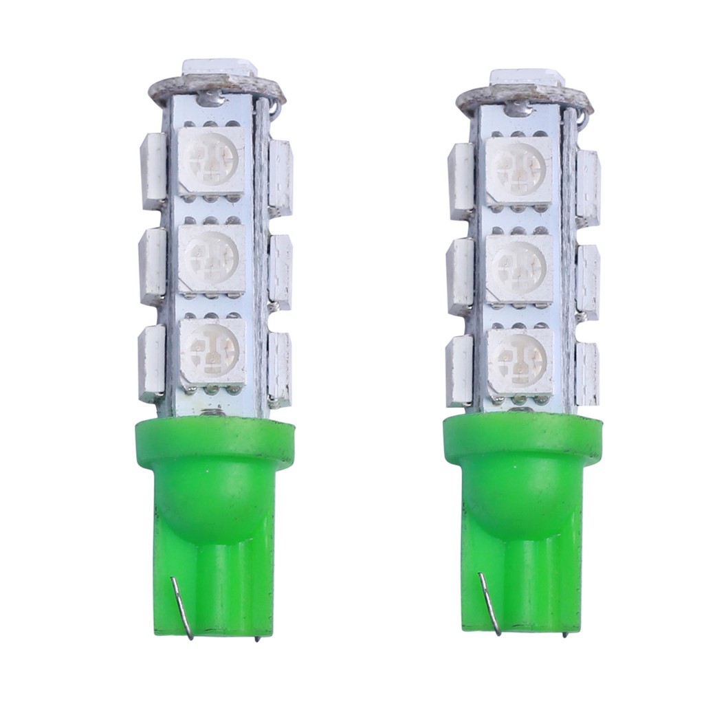 Bộ 2 bóng LED 13 tim gắn xe máy (sáng xanh lá)