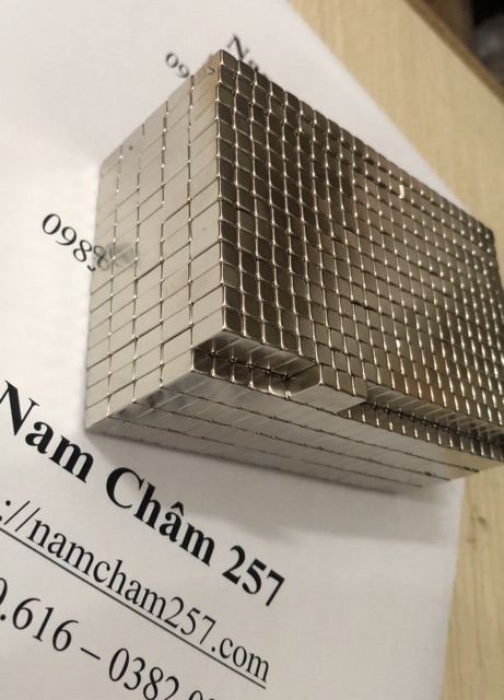 [Xả Kho]50 viên nam châm viên 10x5x5mm, loại nam châm trắng đất hiếm hính chữ nhật.